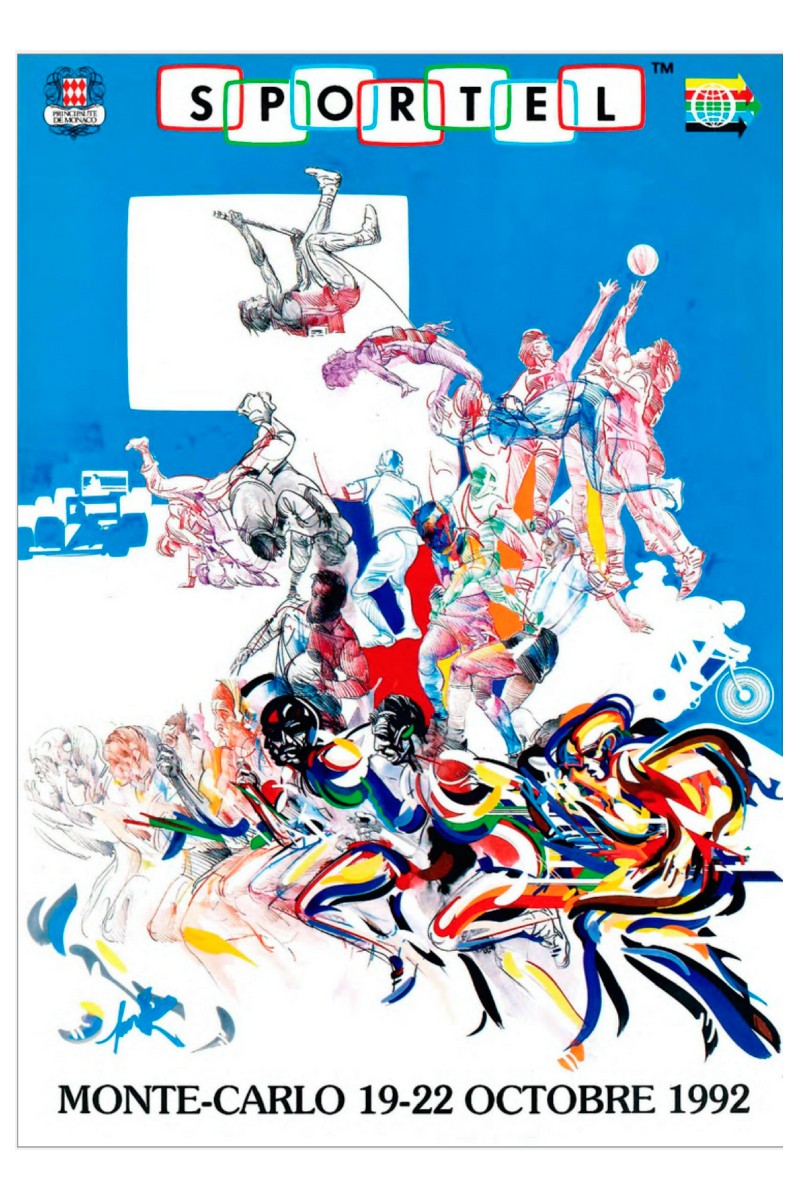 1992 SPORTEL Monaco Poster