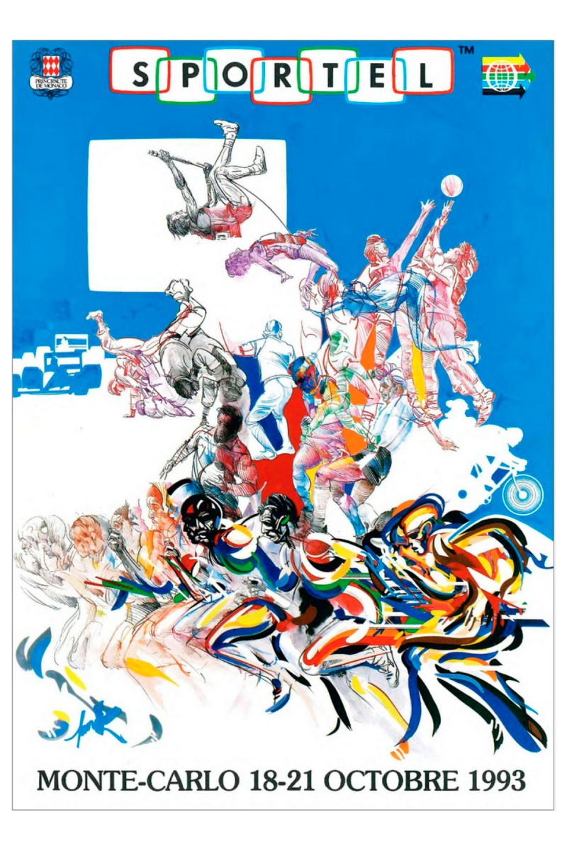 1993 SPORTEL Monaco Poster