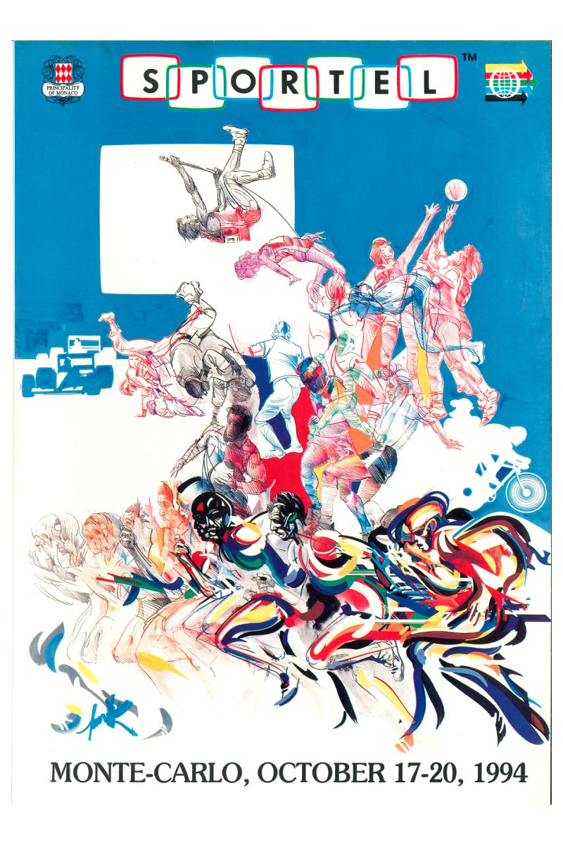 1994 SPORTEL Monaco Poster